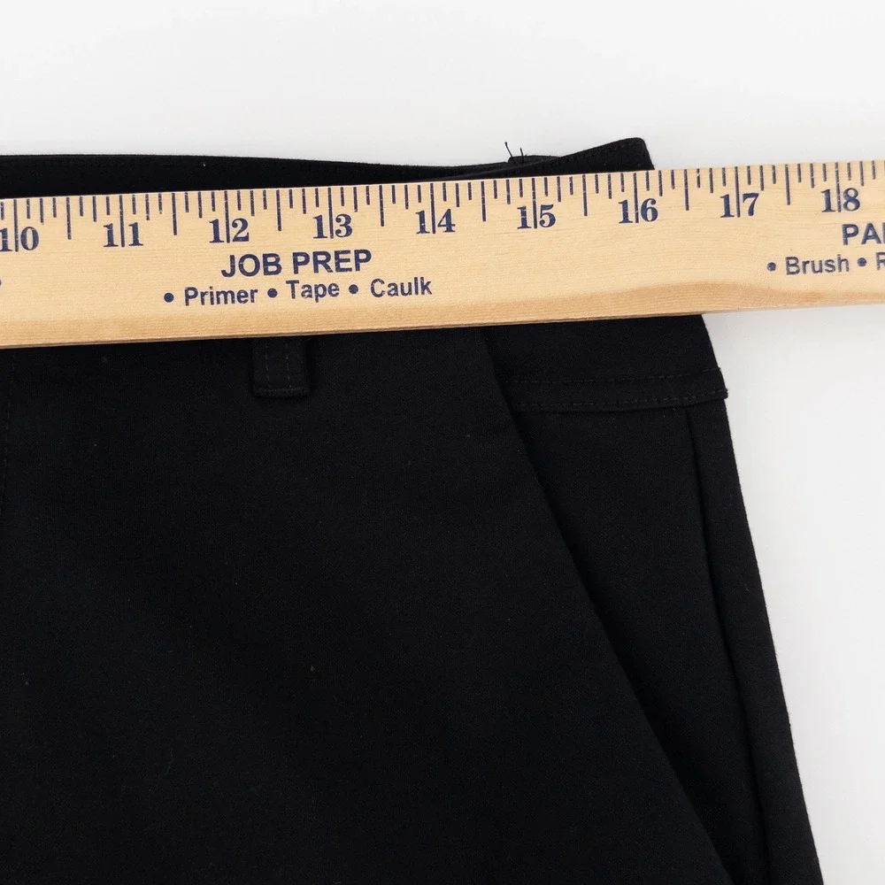 BYLT Mens 33x28‎ Everyday Pant 2.0 Straight Fit Chino Black Stretch Trousers